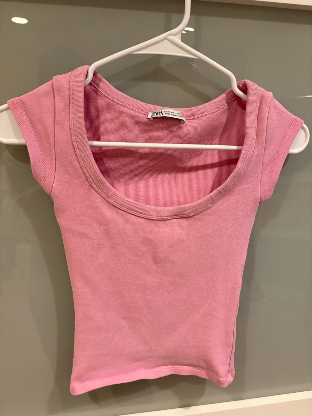 Zara Scoop Neck Top - Pink